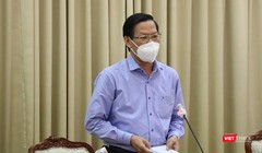 Chủ tịch UBND TP.HCM Phan Văn Mãi yêu cầu chuẩn bị sẵn sàng các phương án đón học sinh trở lại trường học trong tháng 12/2021. Ảnh: Linh Nhi