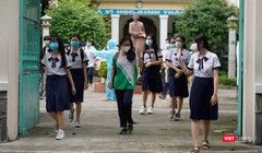 Phó Giám đốc Sở GD&ĐT TP.HCM Dương Trí Dũng khẳng định chưa có ca nhiễm trong học sinh đến trường. Ảnh: Phạm Nguyễn