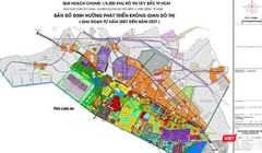 Bản đồ Khu đô thị Tây Bắc - Ảnh: Sở Quy hoạch Kiến trúc TP.HCM 