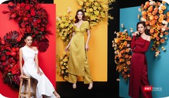 Hoa hậu Khánh Vân cùng Á hậu Kim Duyên và Hoàng My khoe nhan sắc rạng rỡ, thần thái 