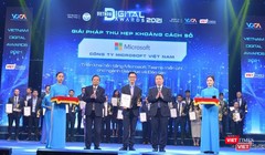 Microsoft Việt Nam vinh dự nhận giải thưởng Chuyển đổi số Việt Nam năm 2021