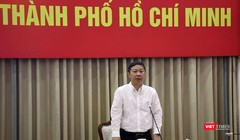 Phó Chủ tịch UBND TP.HCM - ông Dương Anh Đức nhắc nhở sự sống còn của hệ thống là dữ liệu. Ảnh: Tiến Lực