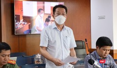 Giám đốc Trung tâm quản lý hạ tầng kỹ thuật (Sở Xây dựng), ông Vũ Văn Điệp cho biết, năm 2022 TP.HCM dự kiến giảm 3 điểm ngập so với năm trước. Ảnh: Huyền Mai