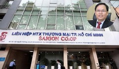 Ông Diệp Dũng (ảnh nhỏ góc bên phải) bị khởi tố, bắt tạm giam trước đó vì có sai phạm cá nhân trong việc tăng vốn điều lệ tại Saigon Co.op