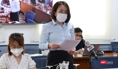 Phó Chánh Văn phòng Sở Y tế TP Lê Thiện Quỳnh Như. Ảnh: Linh Nhi