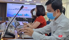 Ông Nguyễn Hồng Tâm - Phó Giám đốc phụ trách HCDC tại cuộc họp báo chiều 28/7 cũng đưa nhiều cảnh báo về bệnh đậu mùa khỉ. Ảnh: Hòa Bình