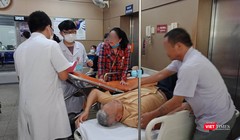 Bệnh nhân cấp cứu tại Bệnh viện Bạch Mai
