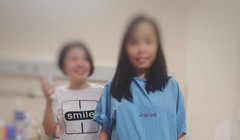 Bệnh nhân T.N.T hồi phục sau khi điều trị tại Bệnh viện Hữu nghị Việt Đức.