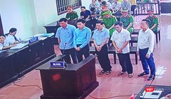 Hình ảnh các bị cáo tại phiên phúc thẩm sáng 12/6.