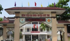 Bệnh viện đa khoa huyện Đức Thọ (Hà Tĩnh) - nơi xảy ra vụ việc