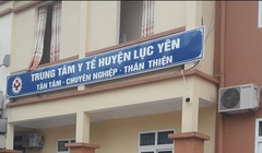Trung tâm Y tế huyện Lục Yên, tỉnh Yên Bái, nơi xảy ra vụ việc