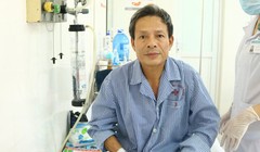 Bệnh nhân Bùi Văn Bằng phục hồi sau khi mổ cắt u tại Bệnh viện Phổi Trung ương