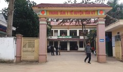 Trung tâm y tế huyện Tân Kỳ, Nghệ An nơi bé B. tới cấp cứu