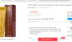 Sản phẩm kem đánh răng Prophylactic Denta Seal được bày bán trên các trang thương mại điện tử do Công ty TNHH Soji nhập khẩu