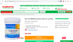 Một trang web vi phạm bị Cục An toàn thực phẩm tuýt còi