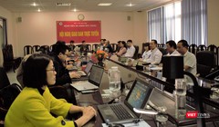 Toàn cảnh buổi họp báo thông tin vụ người đàn ông tử vong sau khi tiêm thuốc giảm đau tại Bệnh viện Đa khoa Đức Giang chiều 14/1.