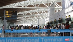 Sân bay Đà Nẵng được Sở Y tế đưa vào tầm kiểm soát, chống dịch nhóm A (Ảnh: Xuân Mai)