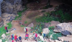 Hang Chuột, một trong những phim trường tại thung lũng Tú Làn, xã Tân Hóa.