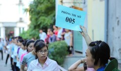 Thí sinh dự thi bài thi đánh giá năng lực.