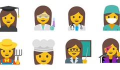 Phiên bản sơ bộ của biểu tượng được công ty giới thiệu trong sự kiện "Unicode Consortium".