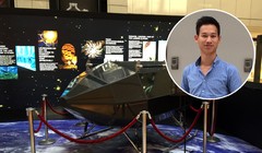 Phạm Gia Vinh và thiết bị bay có trần bay gần 30 km do anh và các cộng sự nghiên cứu chế tạo 