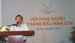 Ông Lê Doãn Hợp, Chủ tịch Hội Truyền thông số Việt Nam phát biểu tại Hội nghị.