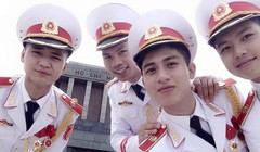 Bức ảnh các chiến sĩ trẻ được nhiều người quan tâm