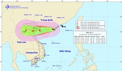 Đường đi và vị trí của cơn bão Thần Sét