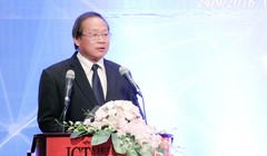 Bộ trưởng Bộ TT&TT Trương Minh Tuấn phát biểu tại diễn đàn.