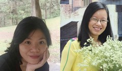 Hai cán bộ của FPT IS Phạm Thị Quỳnh và Đặng Thị Thúy Nga vừa gia nhập nhóm nữ chuyên gia công nghệ của FPT (Nguồn ảnh: Chungta.vn)