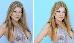 Nữ ca sỹ Fergie. 