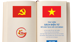 Thư viện có tên miền là thuviensachhochiminh.tphcm.gov.vn.