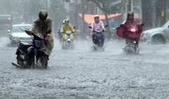 Sáng sớm nay (10/10), áp thấp nhiệt đới đã đi vào đất liền các tỉnh Hà Tĩnh-Quảng Bình. Ảnh: TTKTTƯ