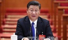 Tổng Bí thư, Chủ tịch Trung Quốc Tập Cận Bình dự Đại hội đại biểu toàn quốc lần thứ XIX của Đảng Cộng sản Trung Quốc. Ảnh: THX/TTXVN