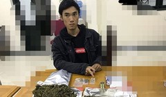 Đối tượng Hồ Kỳ Anh cùng tang vật