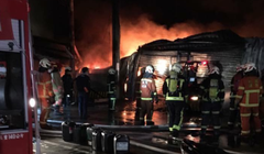 Hiện trường vụ cháy. Ảnh: Fb Thảo Vân