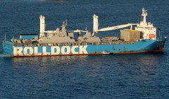 Chiến hạm Gepard 3.9 thứ tư của Việt Nam tại vùng nước cảng Gibraltar ngày 12.12.2017.