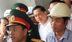 Một bức ảnh ông Phan Văn Anh Vũ tức Vũ "nhôm" chụp tại lễ khánh thành công trình tại Đà Nẵng năm 2016 được AFP, Straits Times Singapore đăng lại trong các bản tin ngày 3/1