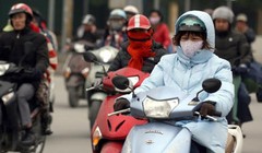 Hà Nội và các tỉnh Bắc, Trung Bộ đang trong đợt rét hại, nhiệt độ phổ biến 8-11 độ C. Ảnh: TTXVN