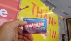 Thánh Sim là bộ hòa mạng lần đầu tiên được giới thiệu tại Việt Nam, cho phép người dùng thỏa thích truy cập mạng mà không cần lo nghĩ về dung lượng. Ảnh: VNM