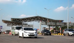 Trạm thu phí dự án BOT Quốc lộ 1 đoạn Hà Nội - Bắc Giang. Ảnh: Tổng cục Đường bộ.