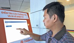 Trong năm 2017, đã có gần 1,4 triệu vé tàu được bán qua mạng.