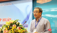 Thứ trưởng Phan Tâm phát biểu khai mạc Hội nghị.