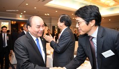 Thủ tướng gặp gỡ các DN Công nghệ Nhật Bản bên lề Hội nghị Cấp cao Mekong - Nhật Bản lần thứ 10.
