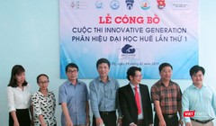 Ban Tổ chức nhấn nút khởi động Công bố cuộc thi.