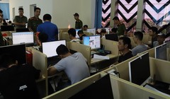 Lực lượng Công an tiến hành bắt giữ các đối tượng trong vụ án.