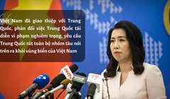 Người phát ngôn Bộ Ngoại giao Lê Thị Thu Hằng.