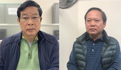 Bị can Nguyễn Bắc Son (trái) và bị can Trương Minh Tuấn. (Ảnh: Bộ Công an).