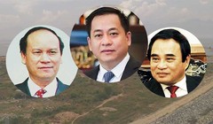 Việc bán nhà đất công sản, chủ yếu cho "Vũ nhôm" (giữa) sai luật có sự tiếp tay của cá nhân lãnh đạo TP Đà Nẵng lúc bây giờ có ông Trần Văn Minh (trái), Văn Hữu Chiến (phải).