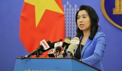 Người phát ngôn Bộ Ngoại giao Lê Thị Thu Hằng. 